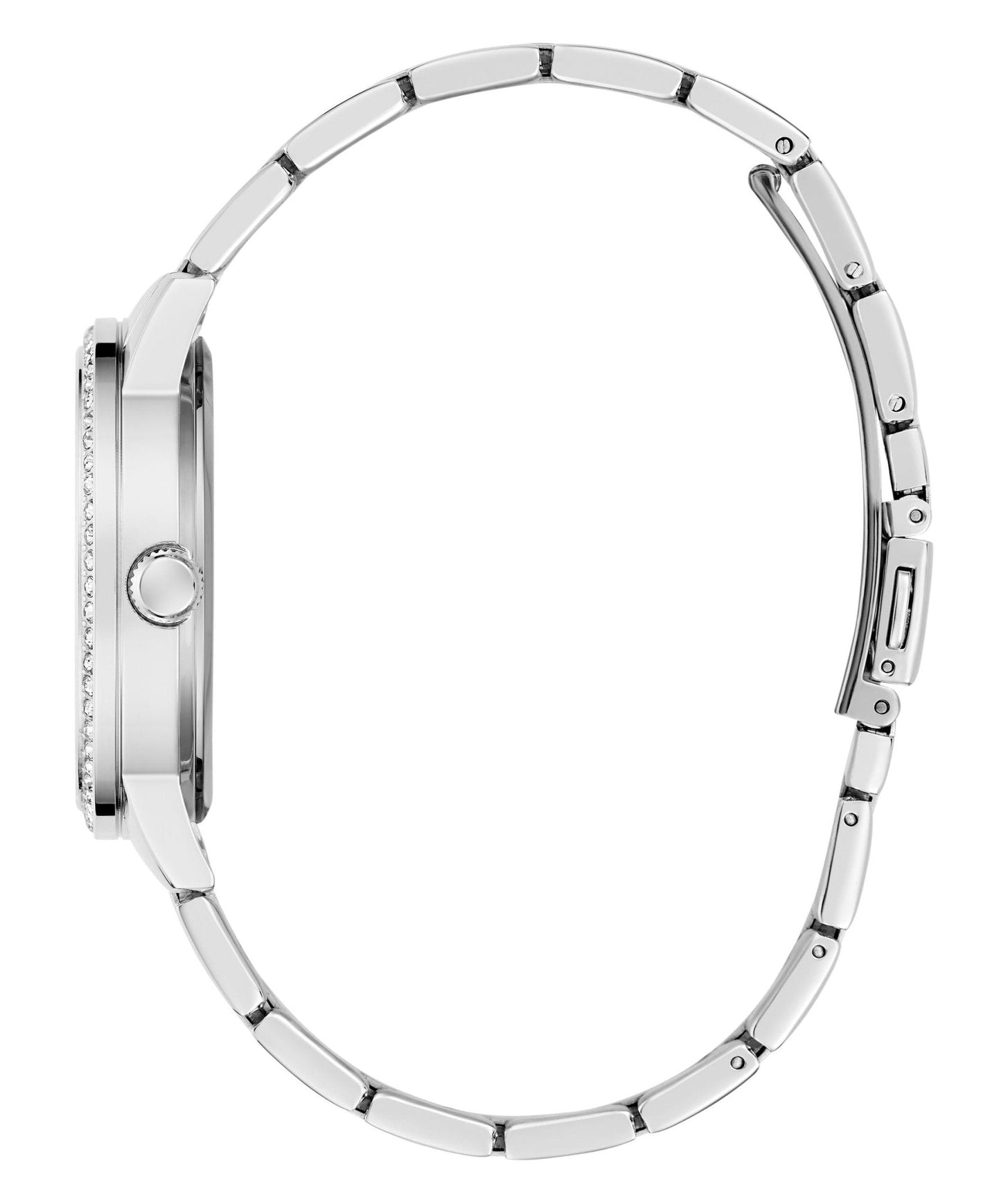 Ladies Petal Silver Tone Stainless Steel Watch Gw0747l1