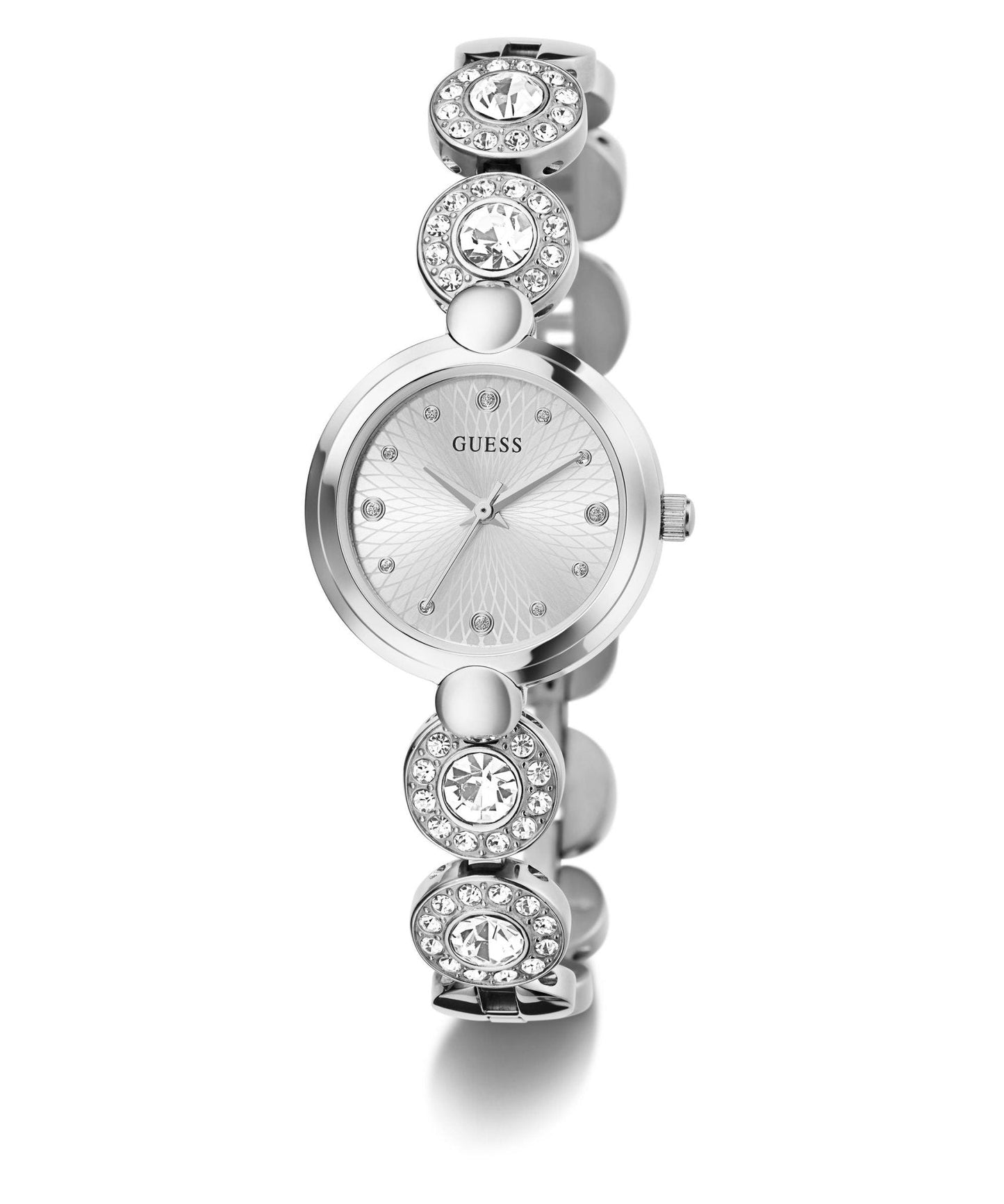 Ladies Stardom Silver Tone Recycled Steel Watch Gw0757l1