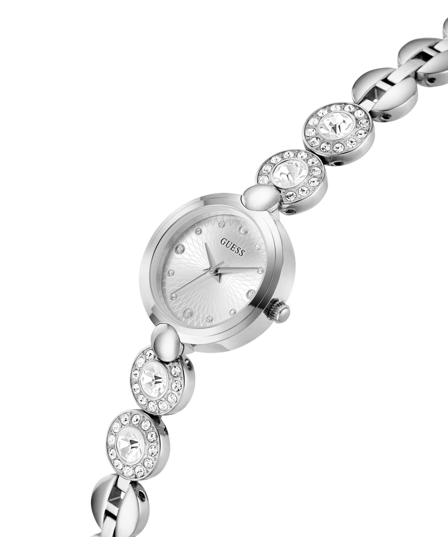 Ladies Stardom Silver Tone Recycled Steel Watch Gw0757l1