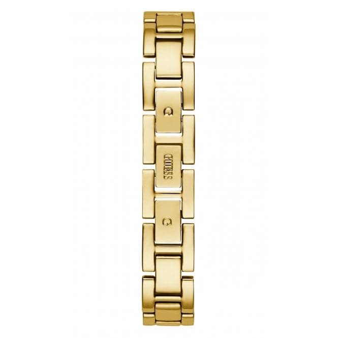 Guess Watches Ladies Tri Luxe Stainless Steel Gold Tone Watch Gw0474l2