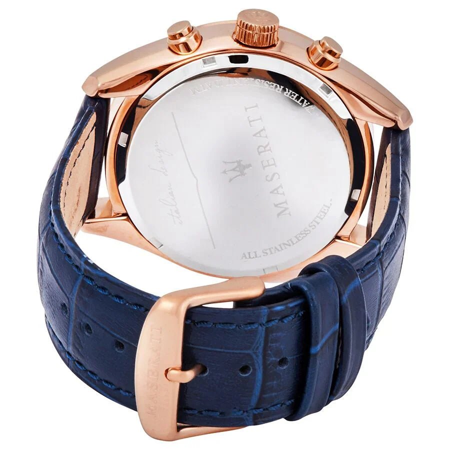 Maserati R8871612015 Traguardo Chrono Mens Blue Watch