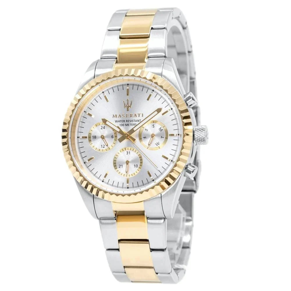 Maserati R8853100021 Competizione Chrono Mens Two Tone Watch