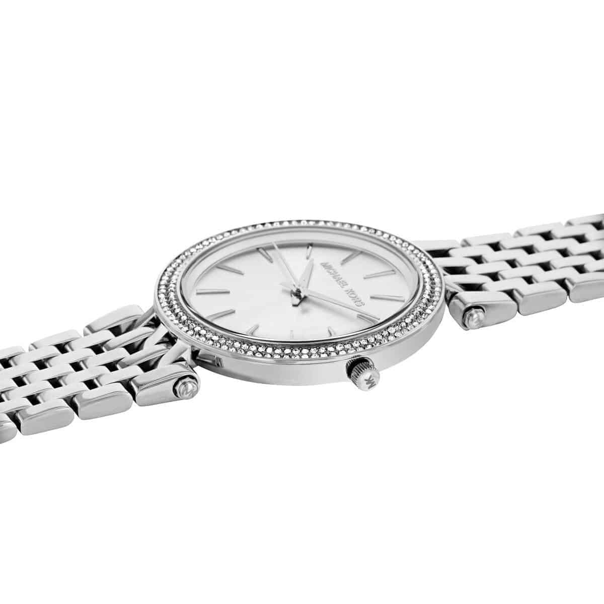 Michael Kors Women’s Watch Stainless Steel Silver Strap With Silver Dial MK3190