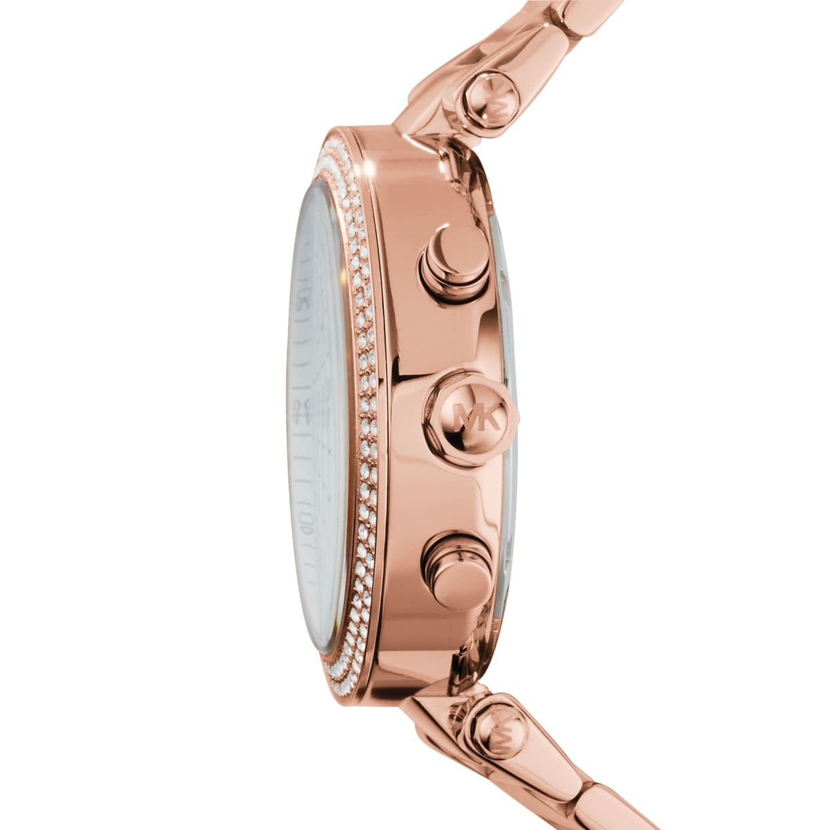 Michael Kors Women’s Watch Stainless Steel Rose Gold Strap With Mother Of Pearl Dial MK5491