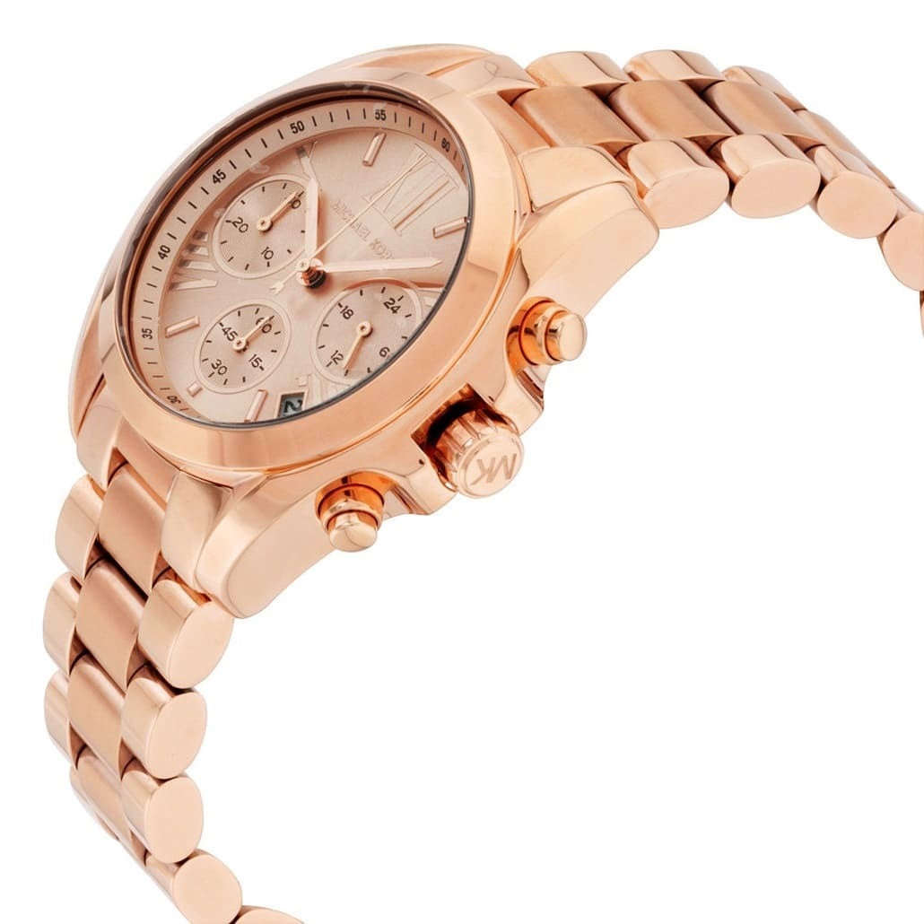Michael Kors Women’s Watch Stainless Steel Rose Gold Strap With Rose Gold Dial MK5799