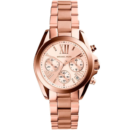 Michael Kors Women’s Watch Stainless Steel Rose Gold Strap With Rose Gold Dial MK5799