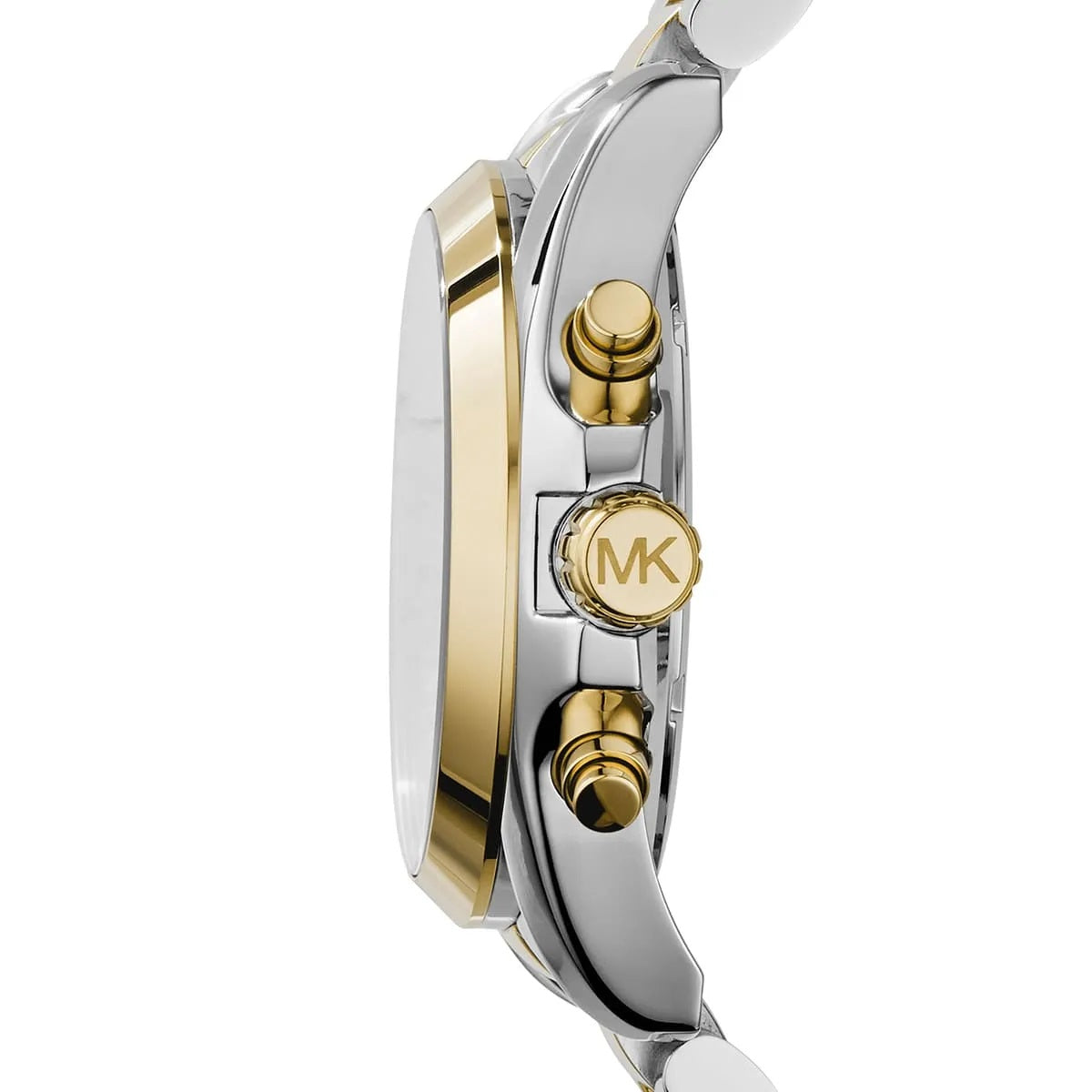 Michael Kors Women’s Watch Stainless Steel Two Tone Gold & Silver Strap With Blue Dial MK5976