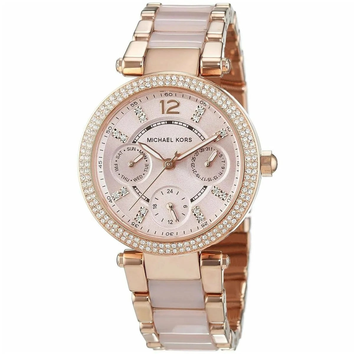 Michael Kors Women’s Watch Rose Gold Strap With Rose Gold Dial MK6110