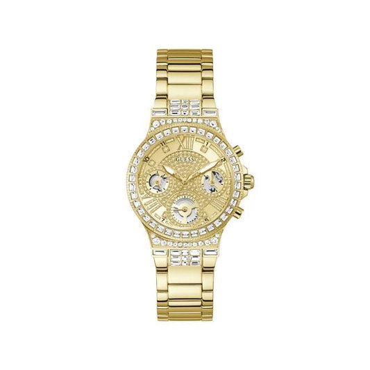 Guess Watches Moonlight Ladies Sport Gold Stainless Steel Watch Gw0320l2