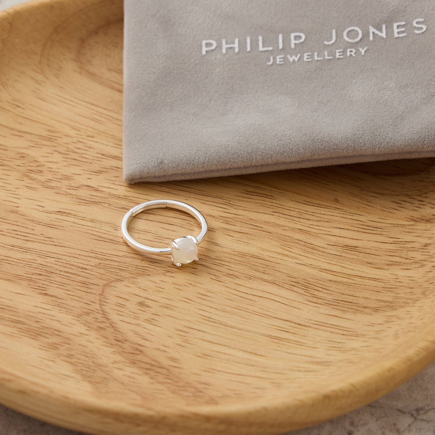 Mother of Pearl Adjustable Ring