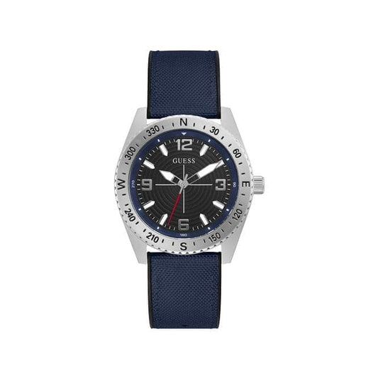 Guess Watches North Mens Sport Silver Stainless Steel Watch Gw0328g1
