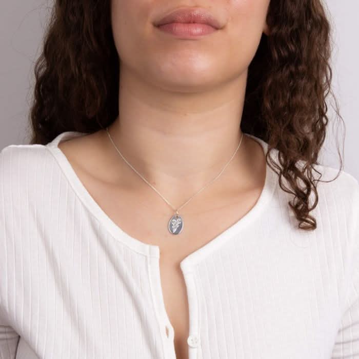 March Tulip Birth Blooms Pendant P5117