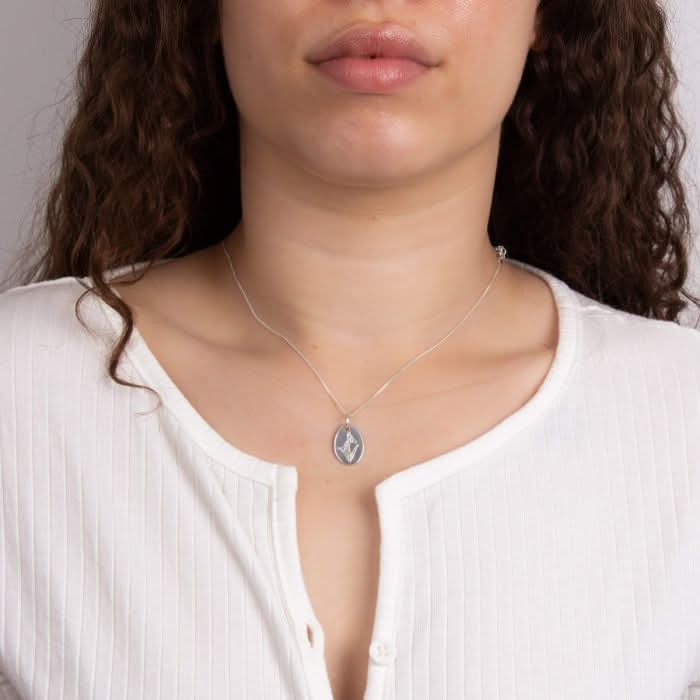 December Snowdrop Birth Blooms Pendant P5126