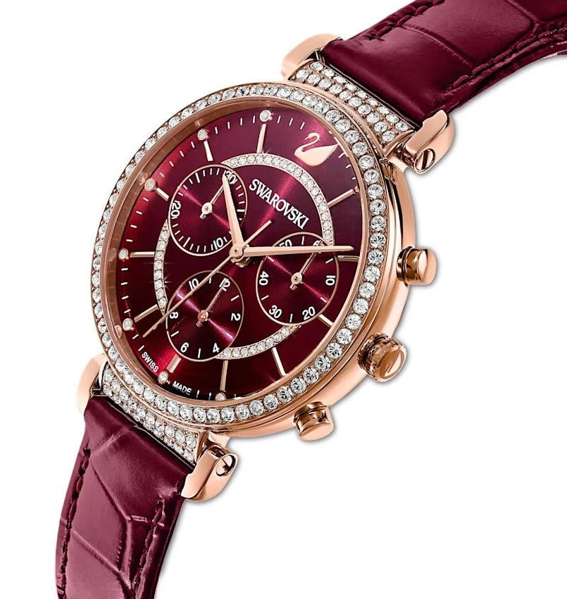 Swarovski Watch Passage Chrono Red 5547642