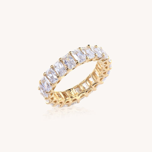 Pave Baguette Ring