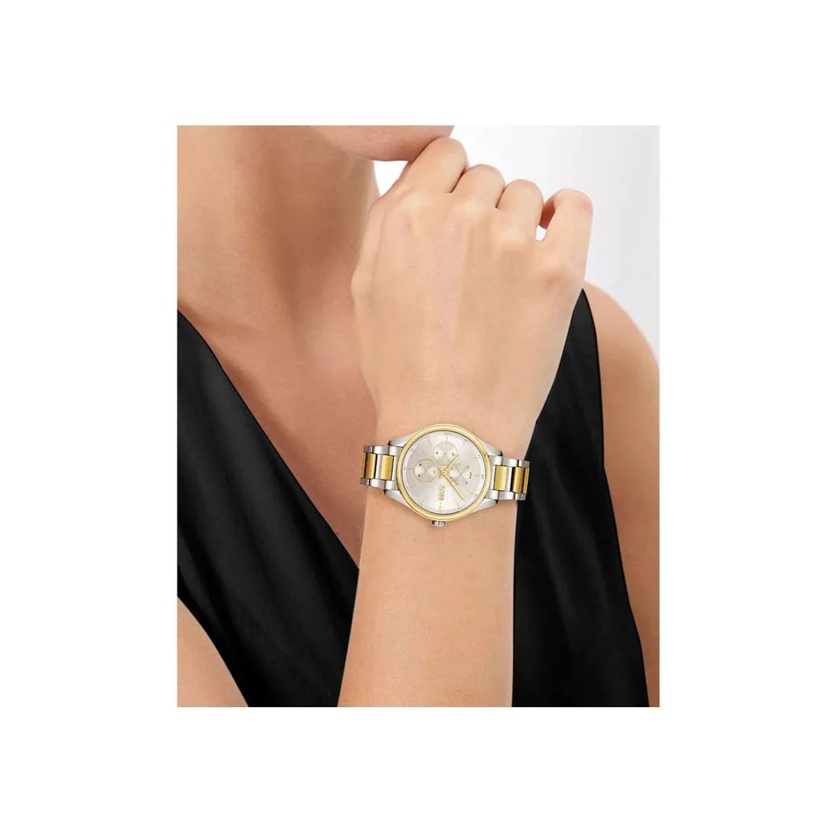 Hugo Boss Womens 1502585 Grand Course Quartz Stainless Steel Watch