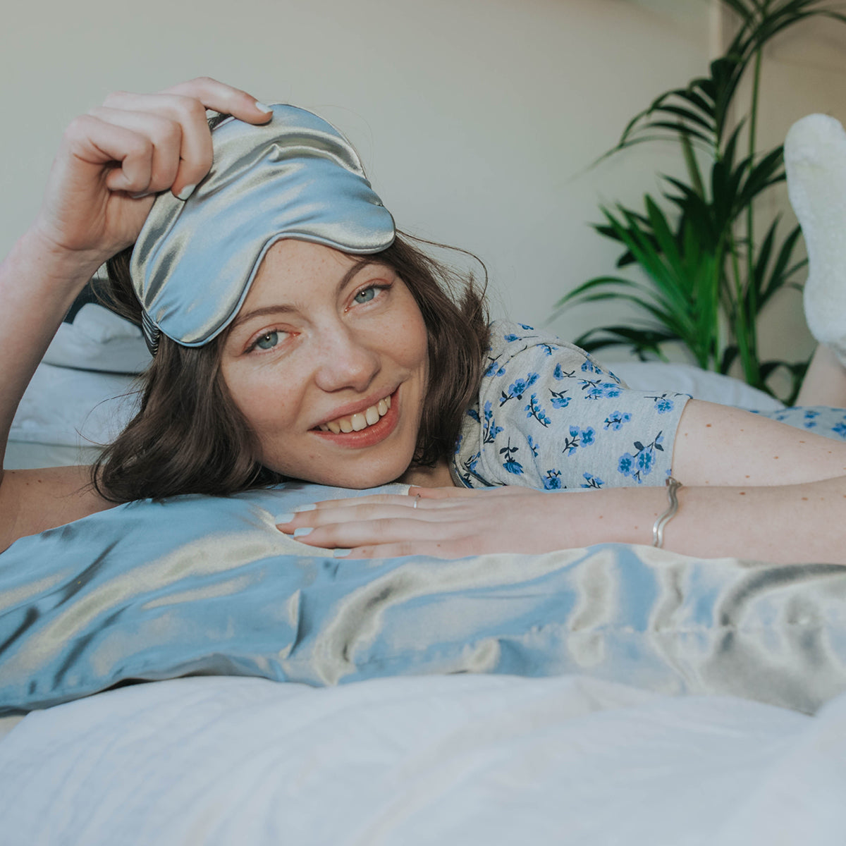 Satin Pillowcases - Grey
