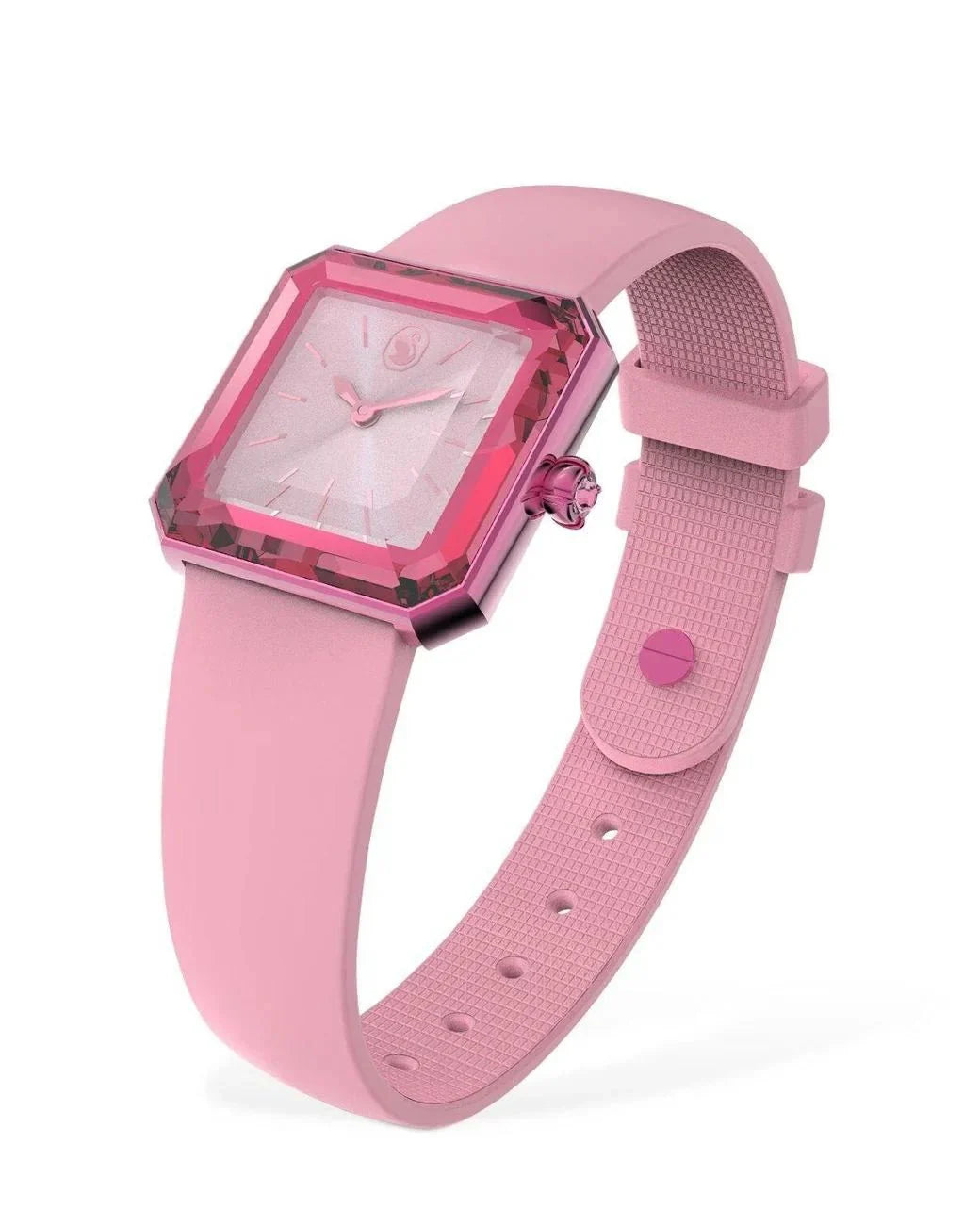 Swarovski Watch Lucent With Silicone Strap Pink 5624373