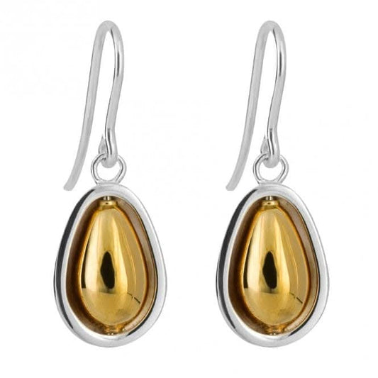 Tactile Gold Plated Spinning Earrings E6257