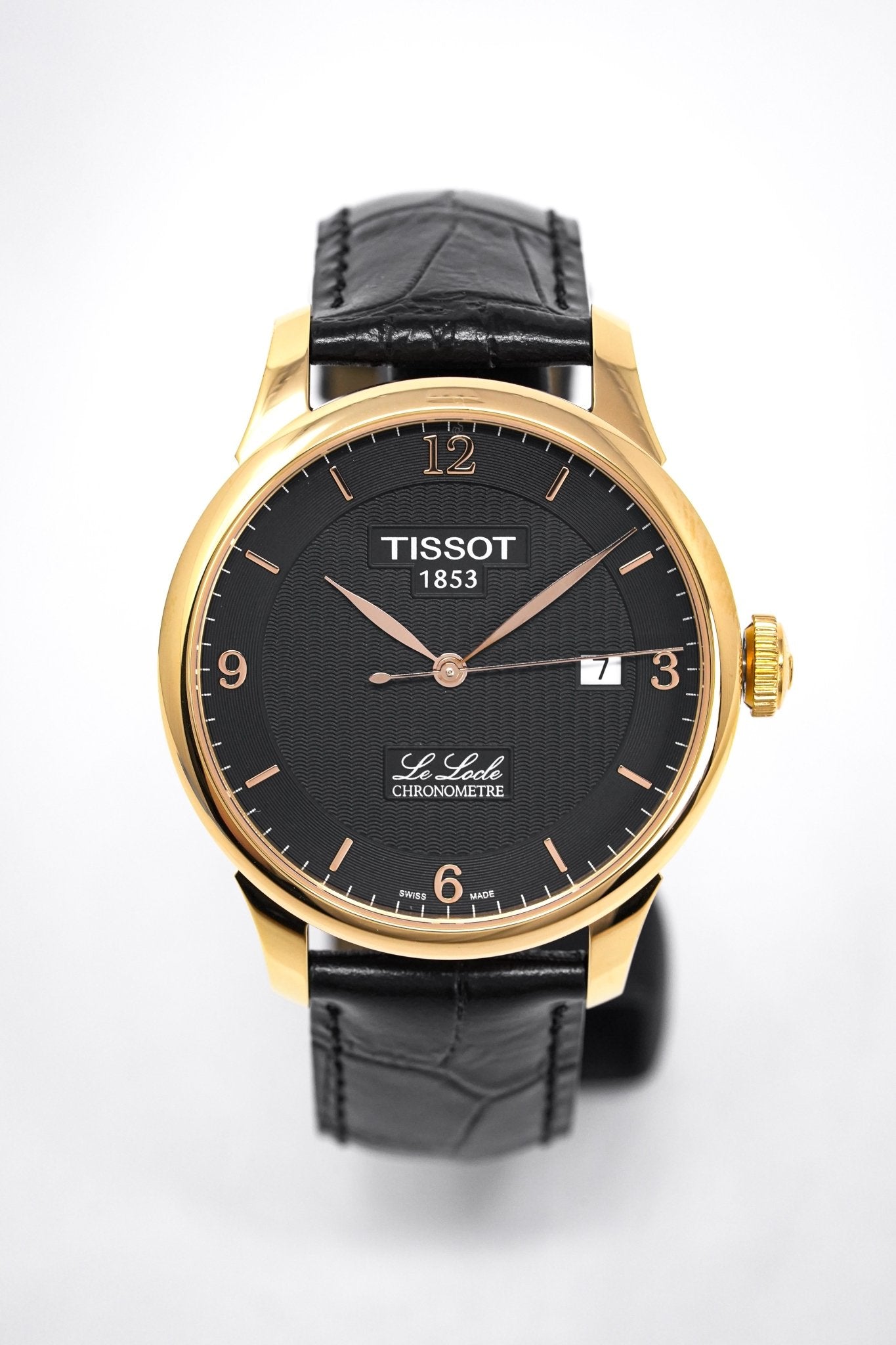 Tissot Mens Automatic Watch T Classic Le Locle Rose Gold