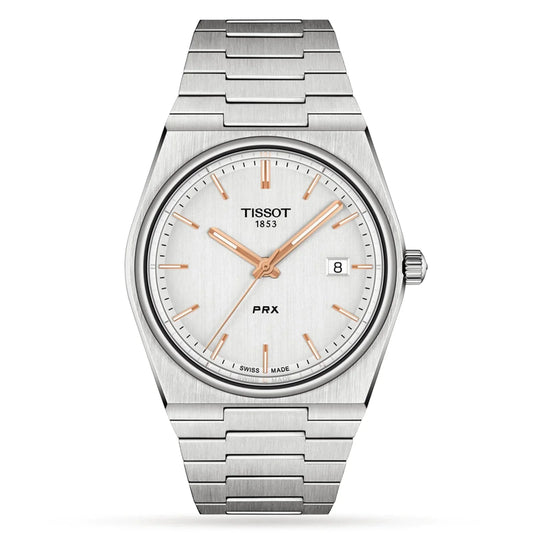 Tissot Mens Watch Prx Rose Gold T1374101103100