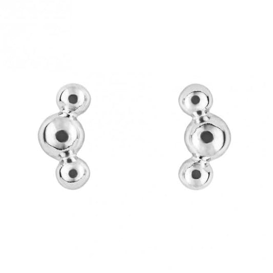 Tri Ball Stud Earrings E6275
