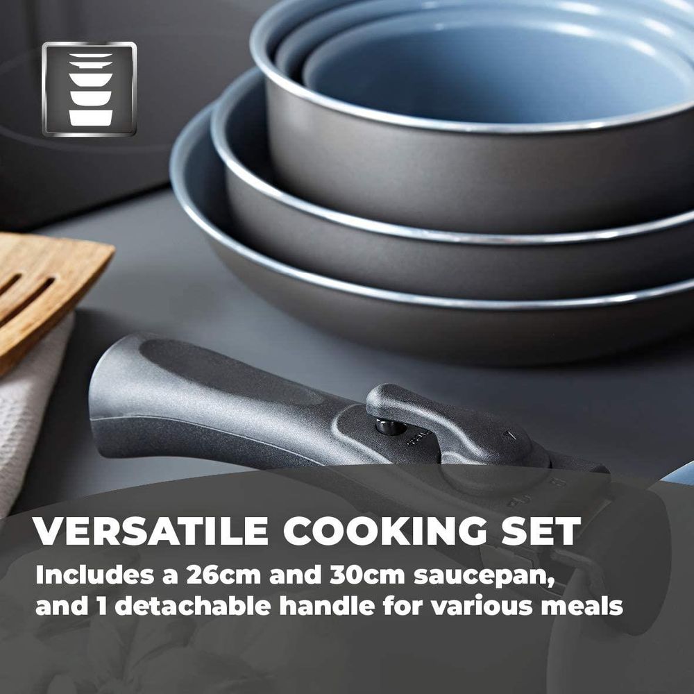 Tower Freedom 3 Piece 26/30cm Cookware Set with Ceramic Coating- T800202