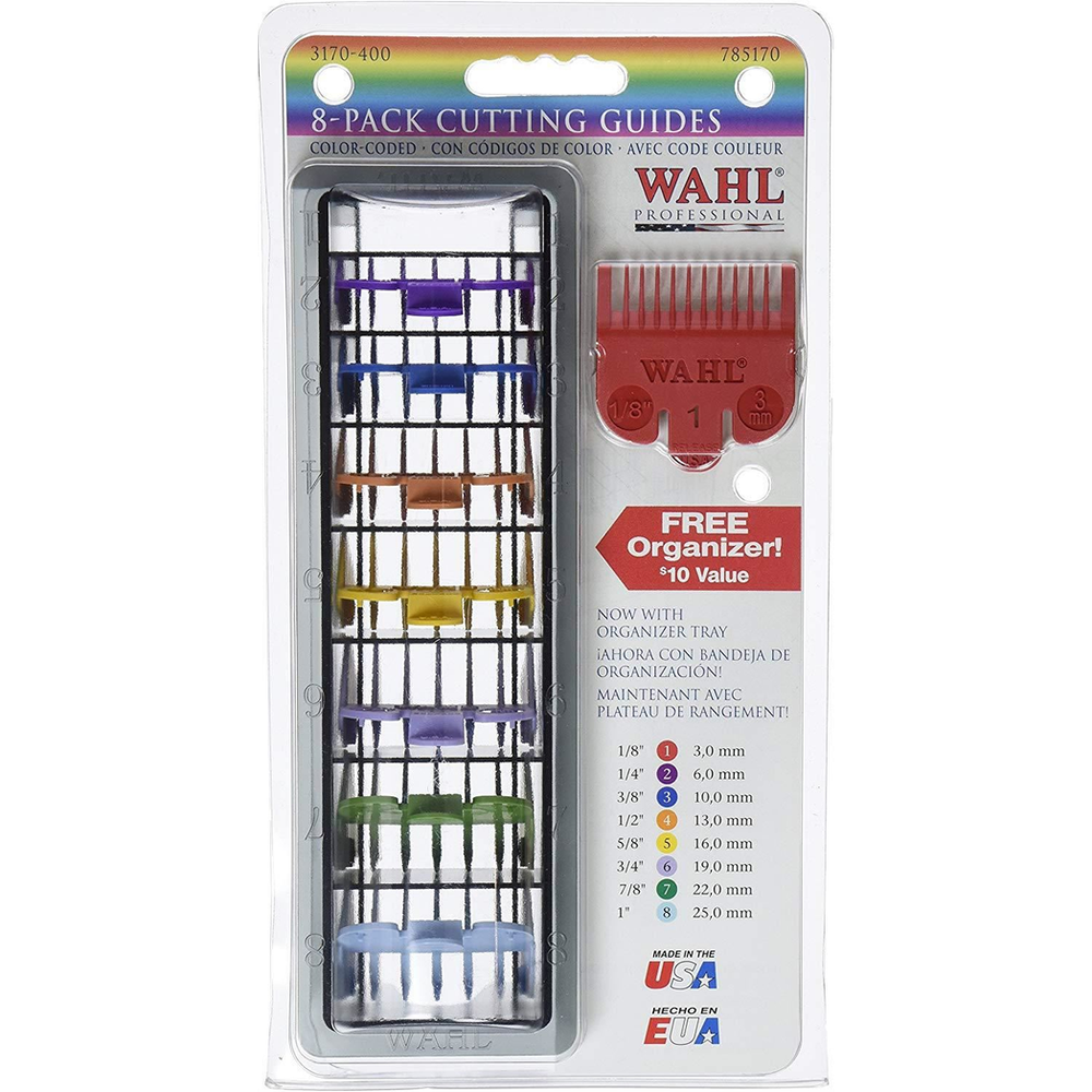 Wahl multi coloured comb set