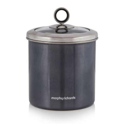 Morphy Richards Large Canister Metallic Black 17cm 46280