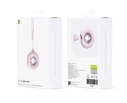 WYEWAVE High Quality Wireless Earbuds With Necklace Soft Touch True Wireless - Pink