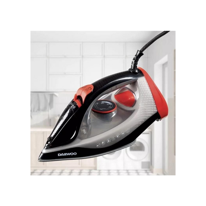 Daewoo Ultra Glide Iron, 2600W Steam Iron With Ceramic Soleplate, High Burst Steam And Precision Tip