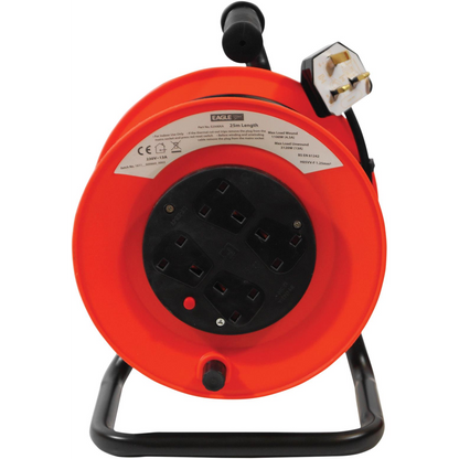 Eagle 4 Socket 25 Meter Extension Reel- E250EKA
