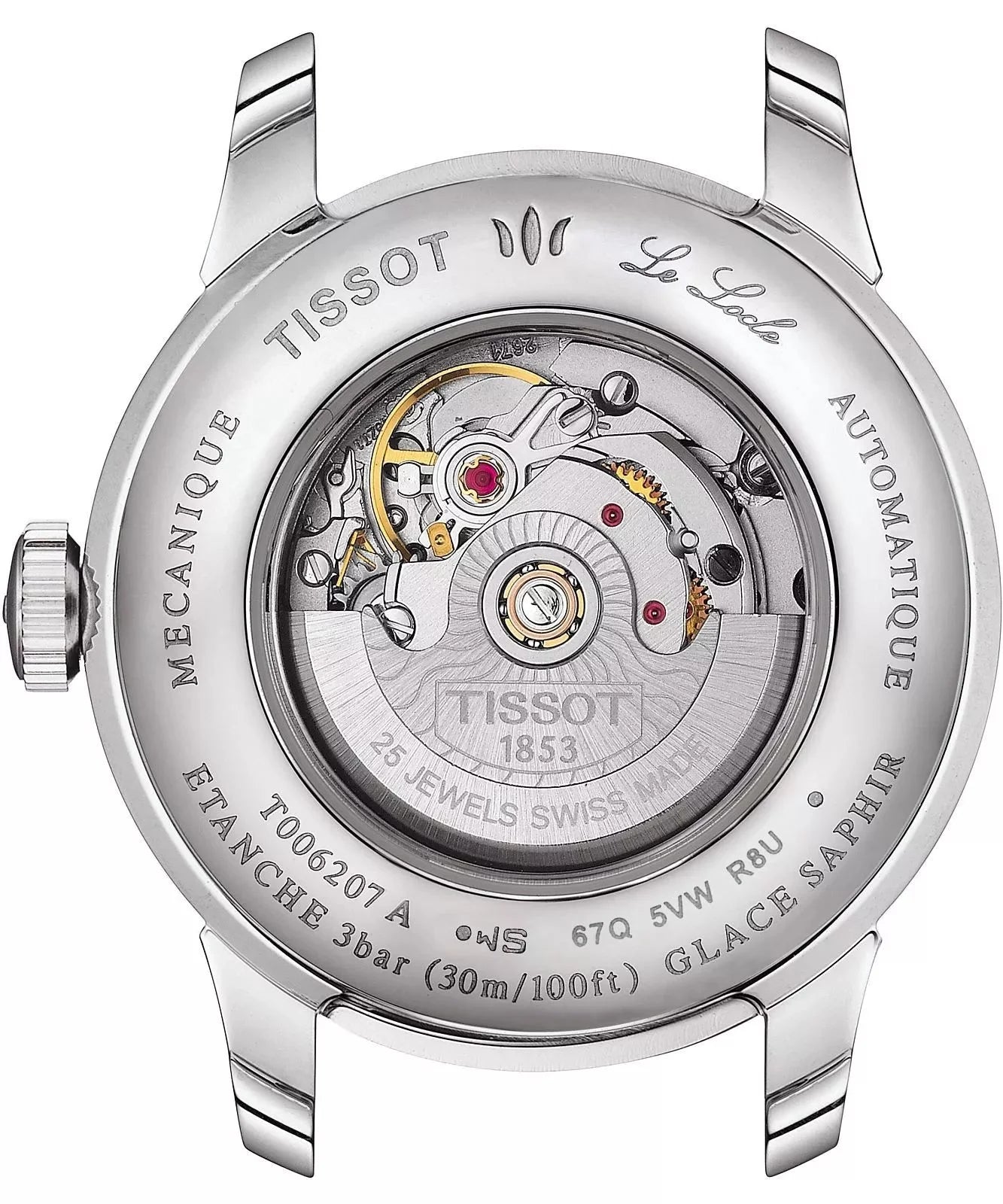 Tissot Ladies Watch Automatic Le Locle 29mm Black T0062071112600