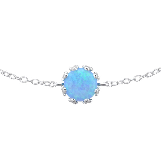 Azure round chain bracelet - House of Eve