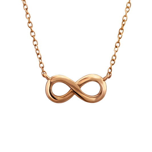 Infinity Rose Gold Plated Necklace