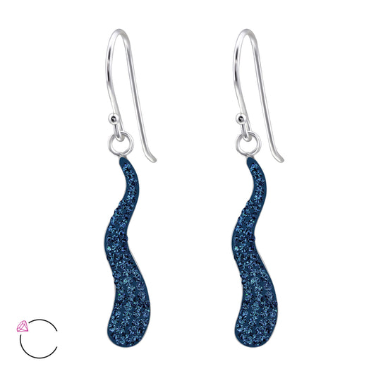 La Crystale Montana Wave Crystal Earring