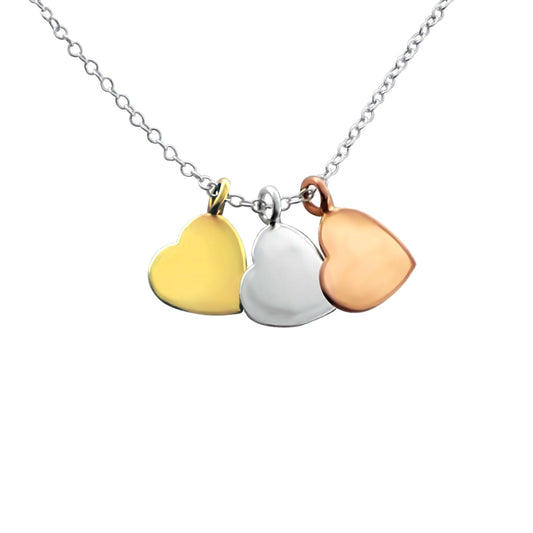 Triple Hearts Necklace