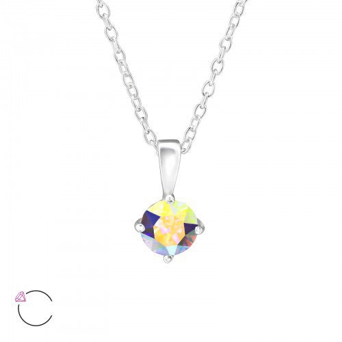 La Crystale AB Round Necklace - House of Eve