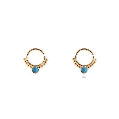 Acrylic Jewelled Hoops