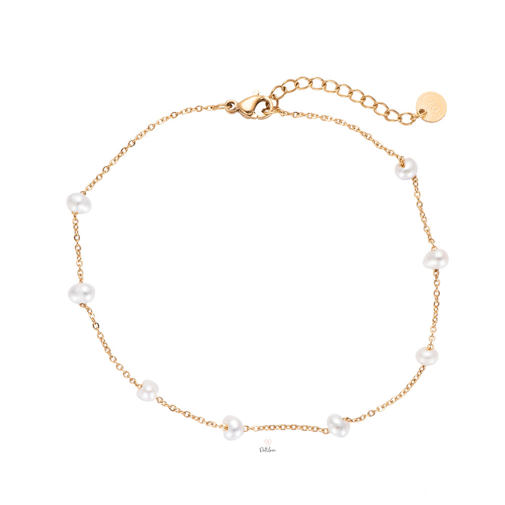Eight Pearl Anklet