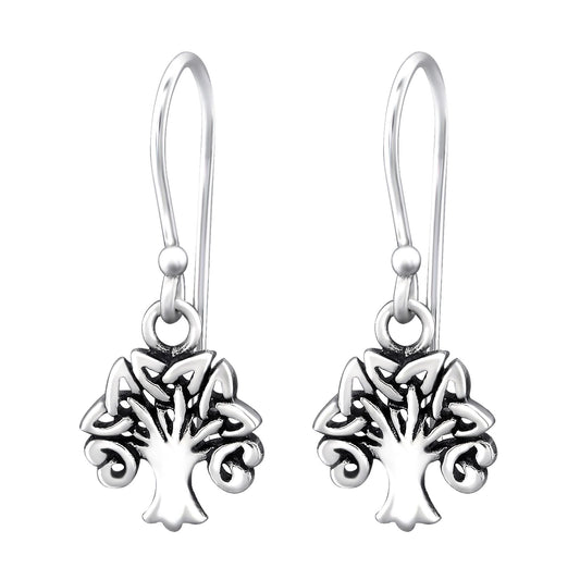 Celtic tree of life plain earring - House of Eve