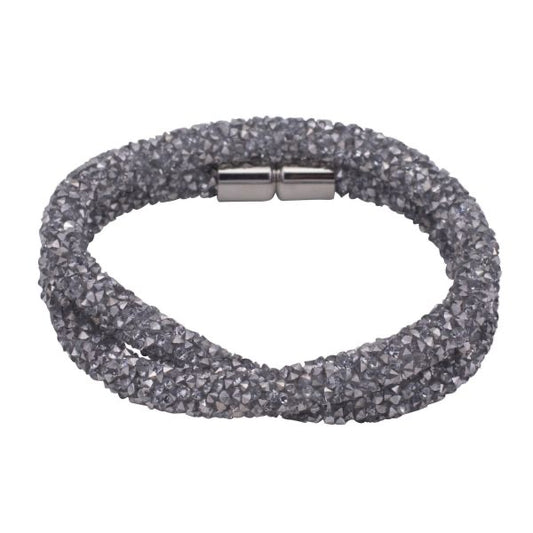 Silver Crystal Versatile Magnetic Bracelet